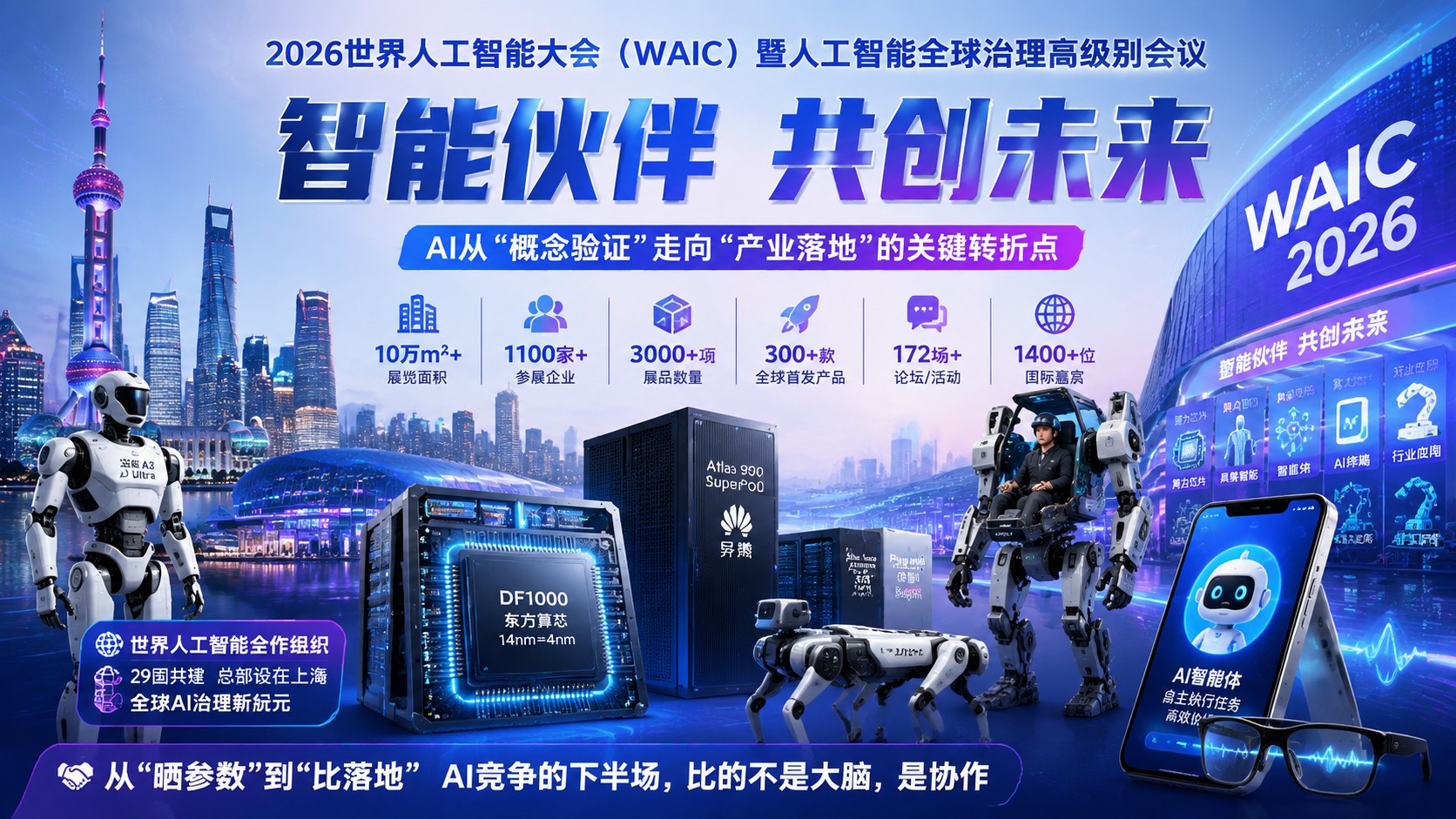 WAIC 2026 深度观察:当AI从能聊变能干,一场改写未来的产业-咸鱼科技躺盐社区