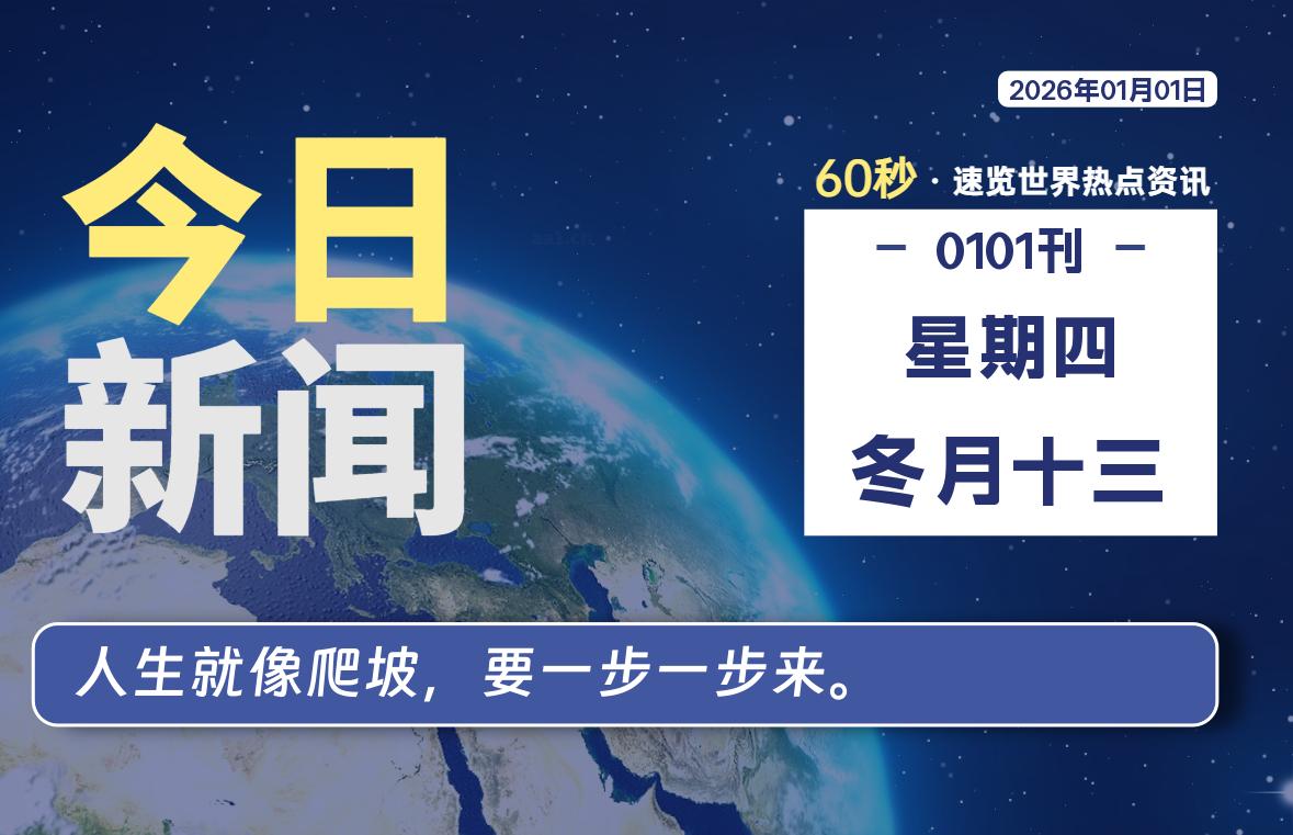 01月01日，星期四, 每天60秒带你浏览IT大事-咸鱼科技躺盐社区