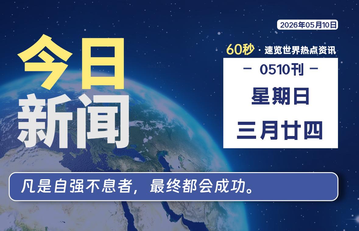 05月10日，星期日, 每天60秒带你浏览IT大事-咸鱼科技躺盐社区